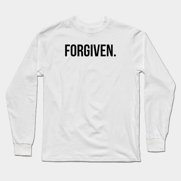 Forgiven. Long Sleeve T-Shirt by ChristianLifeApparel